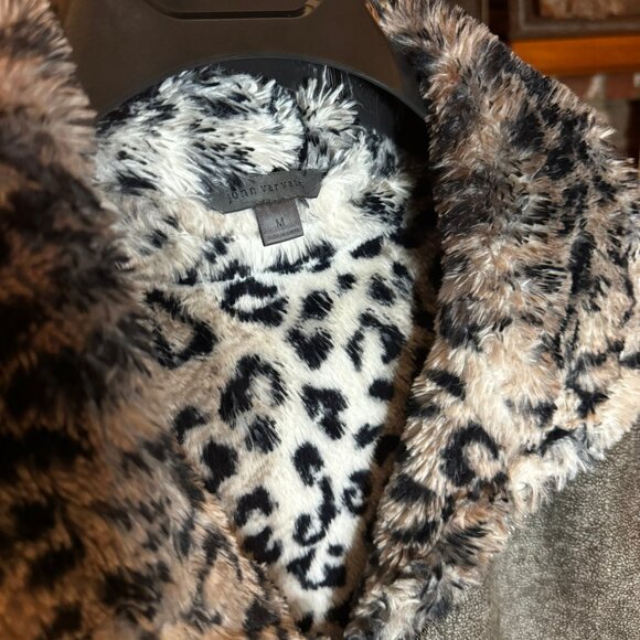 JOHN VARVATOS Faux Leopard Print Bomber "Monteiro" JACKET (sz. IT 48) - Picture 5 of 10